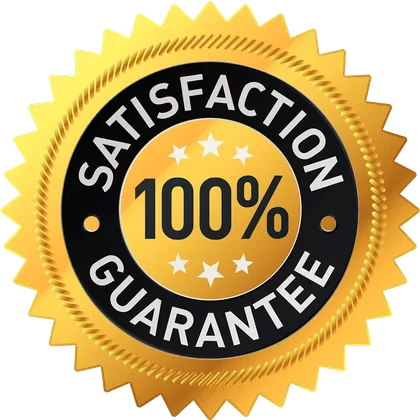 Satisfaction guarantee seal